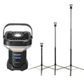 BougeRV Telescoping Camping Light, 3200 Lumen Outdoor Lantern, 8000mAh LED Lantern, 7.55 ft Tall, 90-Hour Runtime, Rechargeable Tent Lamp for Camping, Emergency, Hiking, Outdoor, Fast Charging Version