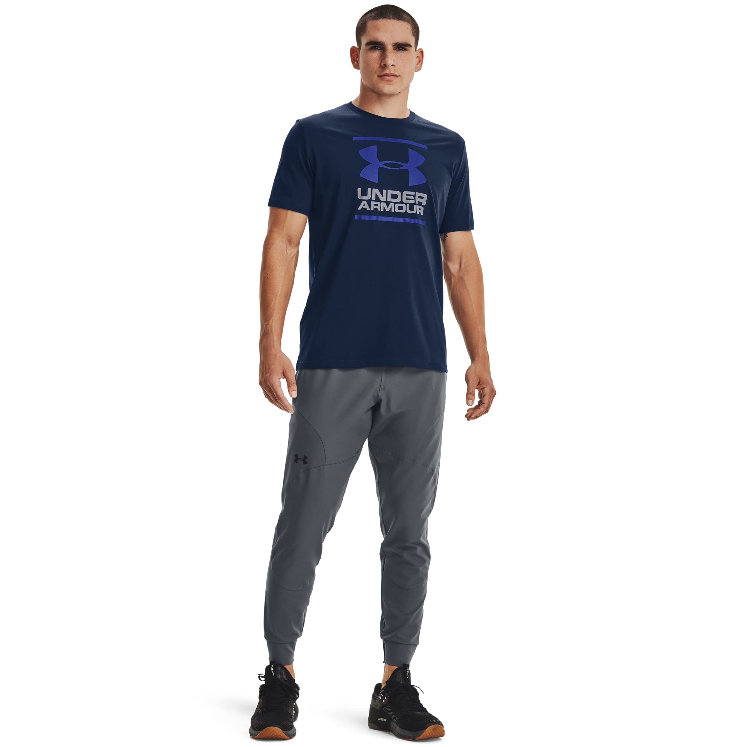 Under Armour Men's Global Foundation Short-Sleeve T-Shirt, Academy Blue (408)/Royal Blue, 4X-Large