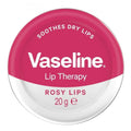 Vaseline Lip Therapy Rosy Lips Lip Balm Tin made with 3x purified petroleum jelly for dry lips 20 g