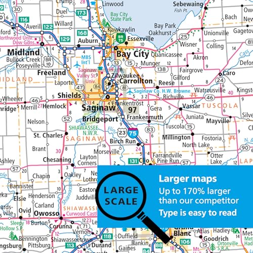 Rand McNally Road Atlas Large Scale 2026: United States, Canada, Mexico (Rand McNally Large Scale Road Atlas USA)