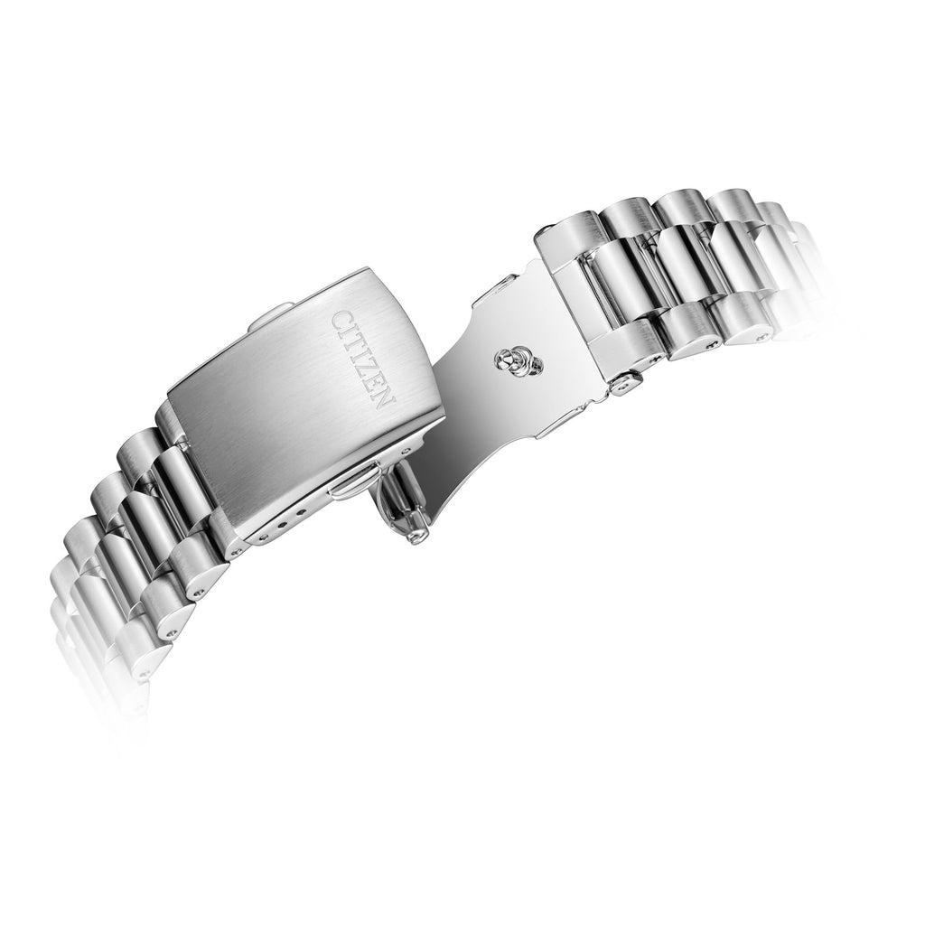 Citizen Men's Automatic Tsuyosa Sport Luxury Watch, Silver-Tone Stainless Steel, Green Dial, 3 Hand with Date, 42 Hour Power Reserve (Model: NJ0150-56X)