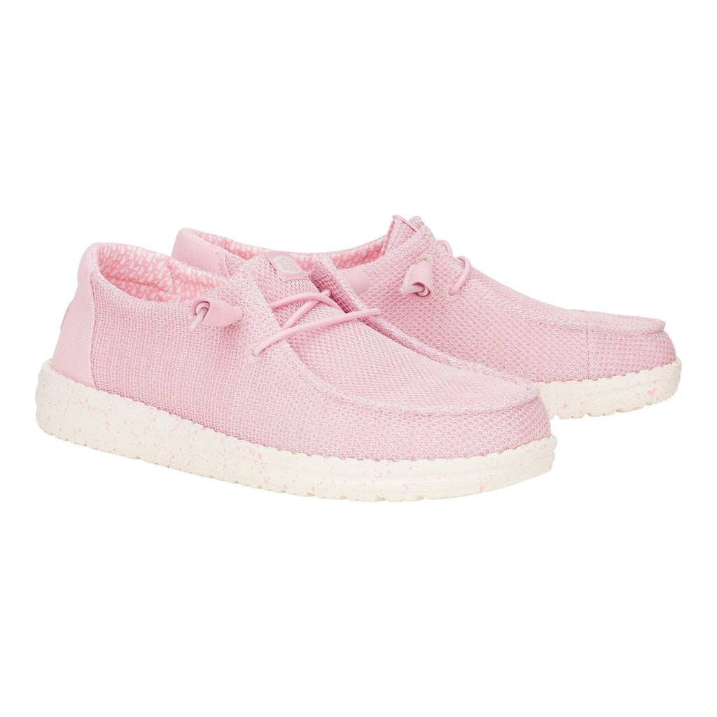 HEYDUDE Wendy Stretch Sox Rosette Size 12, Women’s Shoes, Slip-on Loafers, Comfortable & Light-Weight