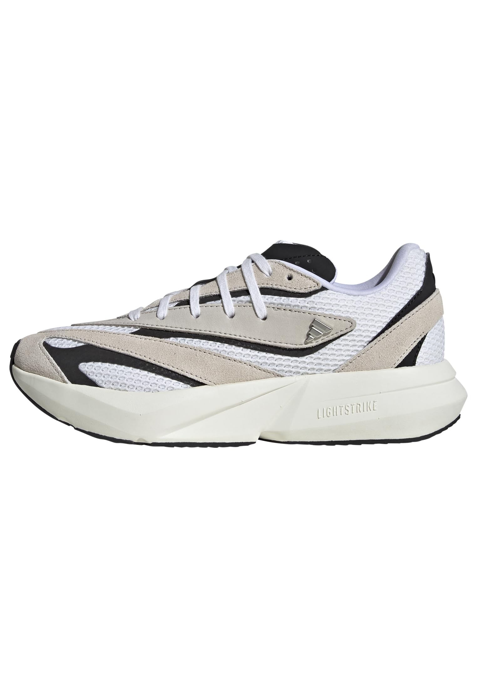 Adidas Womens Lightstride Sportswear, Alumina/Silver Metallic/Black, 8