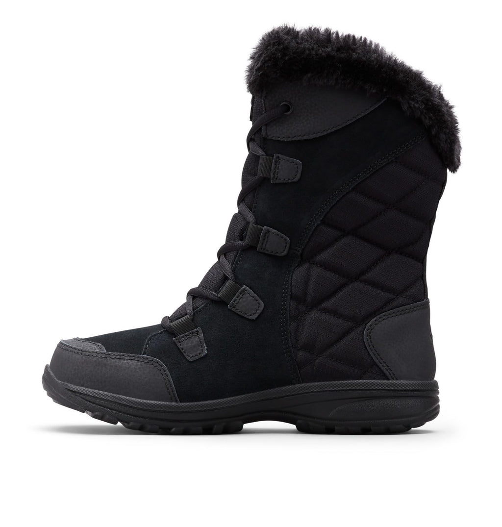Columbia Womens Ice Maiden II, Black/Columbia Grey, 7