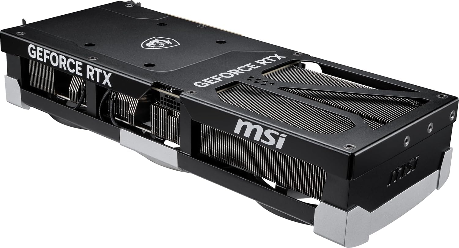 SINCE 1861 msi Gaming RTX 5090 32G Ventus 3X OC Graphics Card (32GB GDDR7, 512-bit, Extreme Performance: 2452 MHz, DisplayPort x3 2.1a, HDMI 2.1b, NVlDlA Blackwell Architecture)