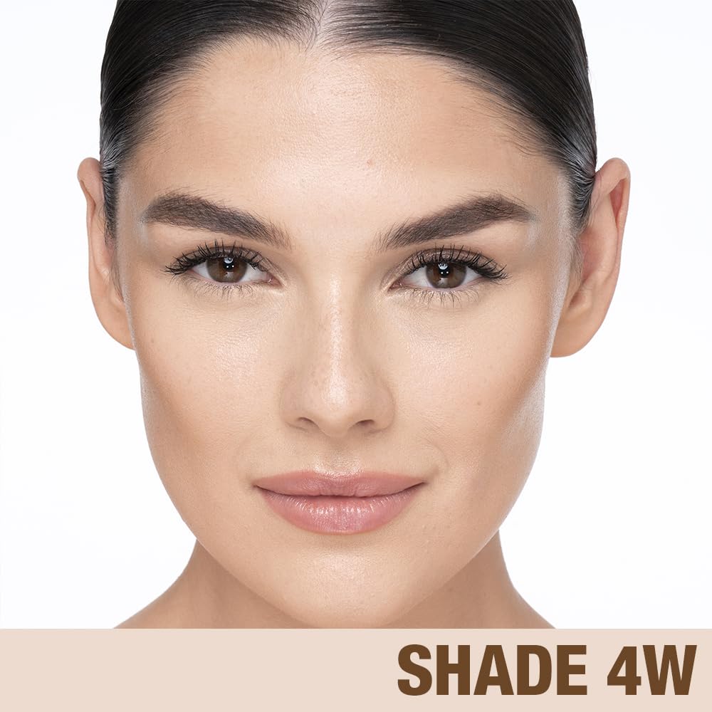 Charlotte Tilbury Beautiful Skin Medium Coverage Hydrating Foundation - Buildable Liquid Makeup for Instant Glow, Plumping Hydration & Lasting Skincare Benefits - 4 Warm
