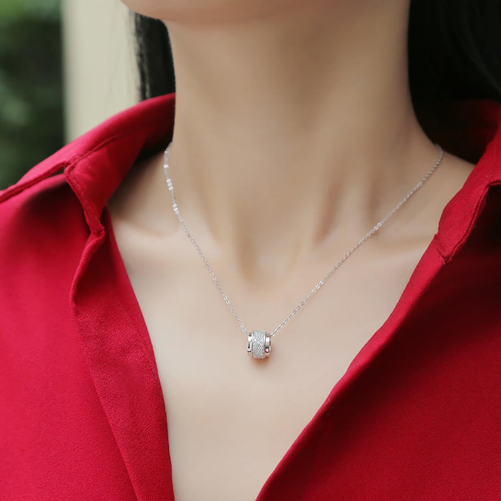 Brillique 14K Gold Galaxy Ball Necklace for Women, 0.69ct VVS2 Diamond Starry Sky Pendant in Celestial Design, Ideal Present for Stargazing Nights or Celestial Events (18k)