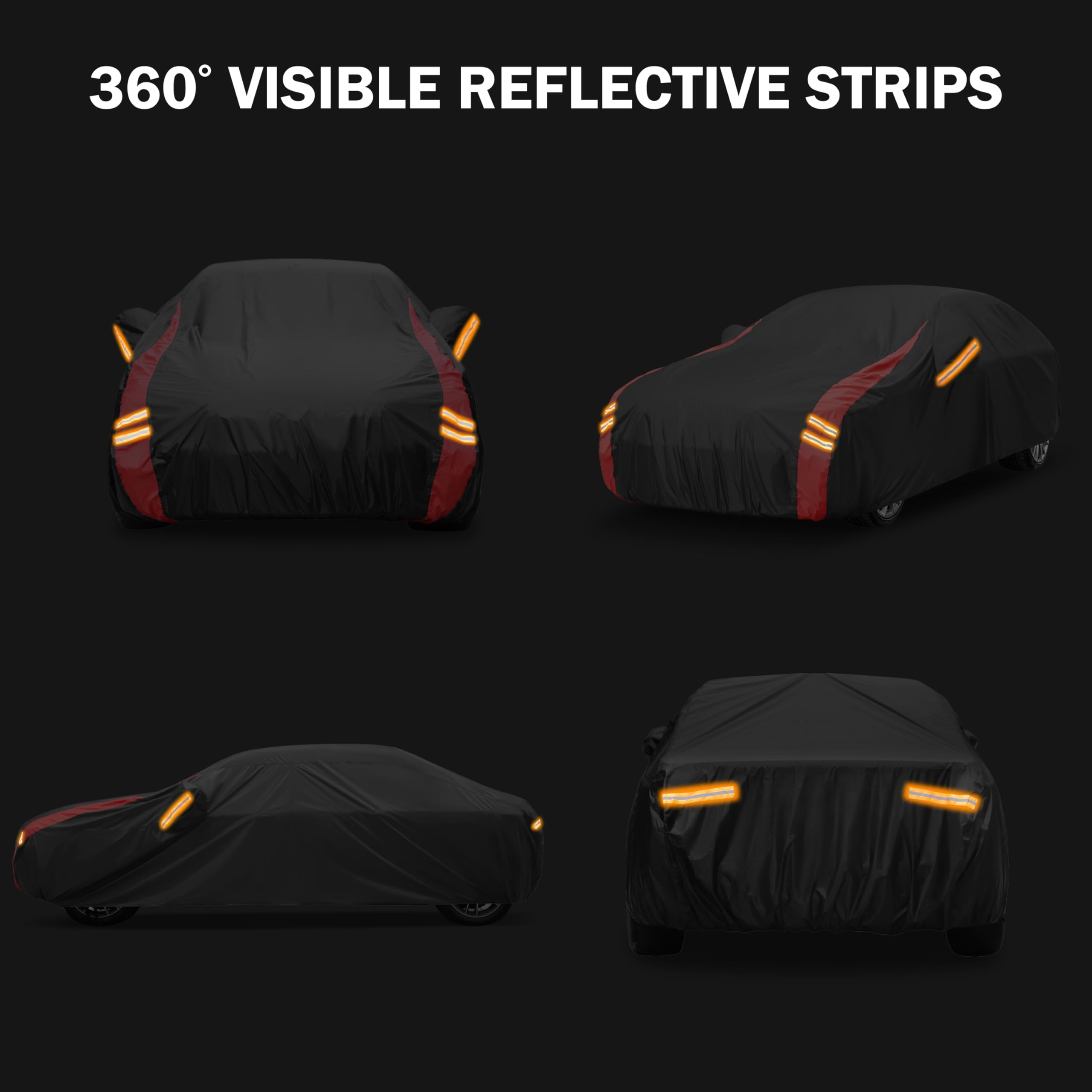 MBLCOOVERS Car Cover Outdoor Automobiles Waterproof All Weater Truck Cover for Chevy Silverado, GMC Sierra, Ford F150/F 150 Heavy Duty Outdoor Pickup Cover Snow Uv Sun Protection