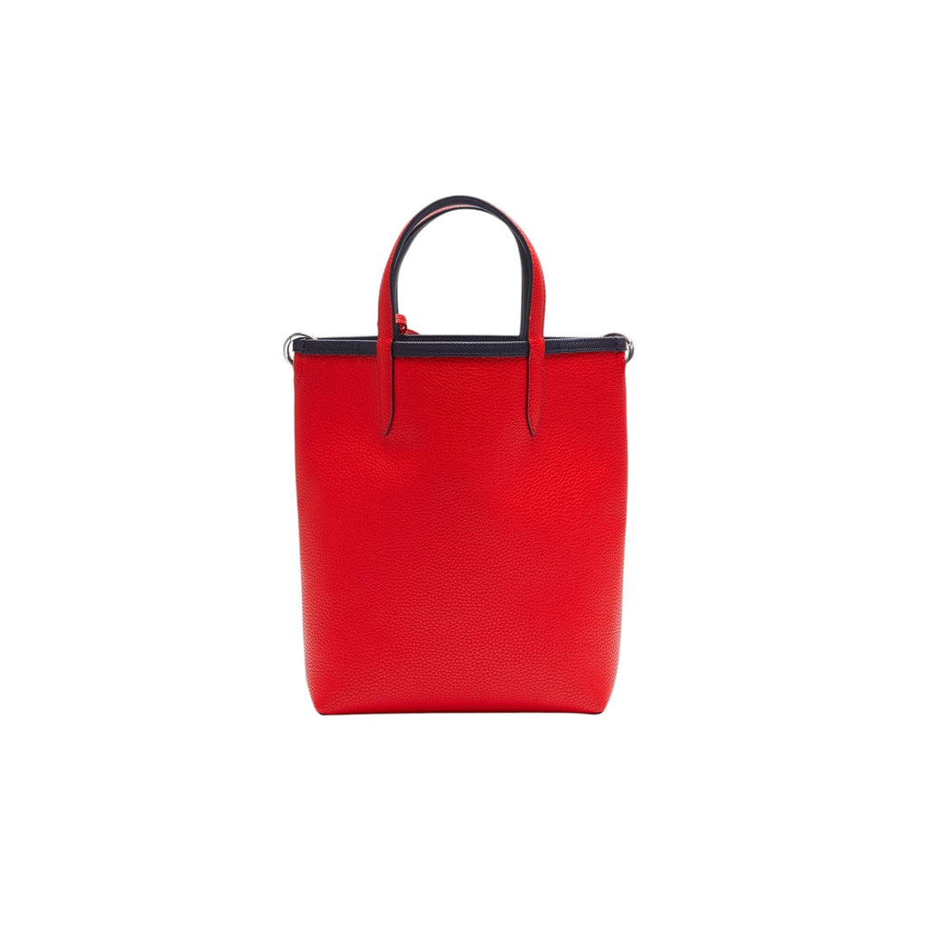 Lacoste Womens Anna Vertical Tote Bag, Forest Green/Navy Blue/Aconit/White, One Size