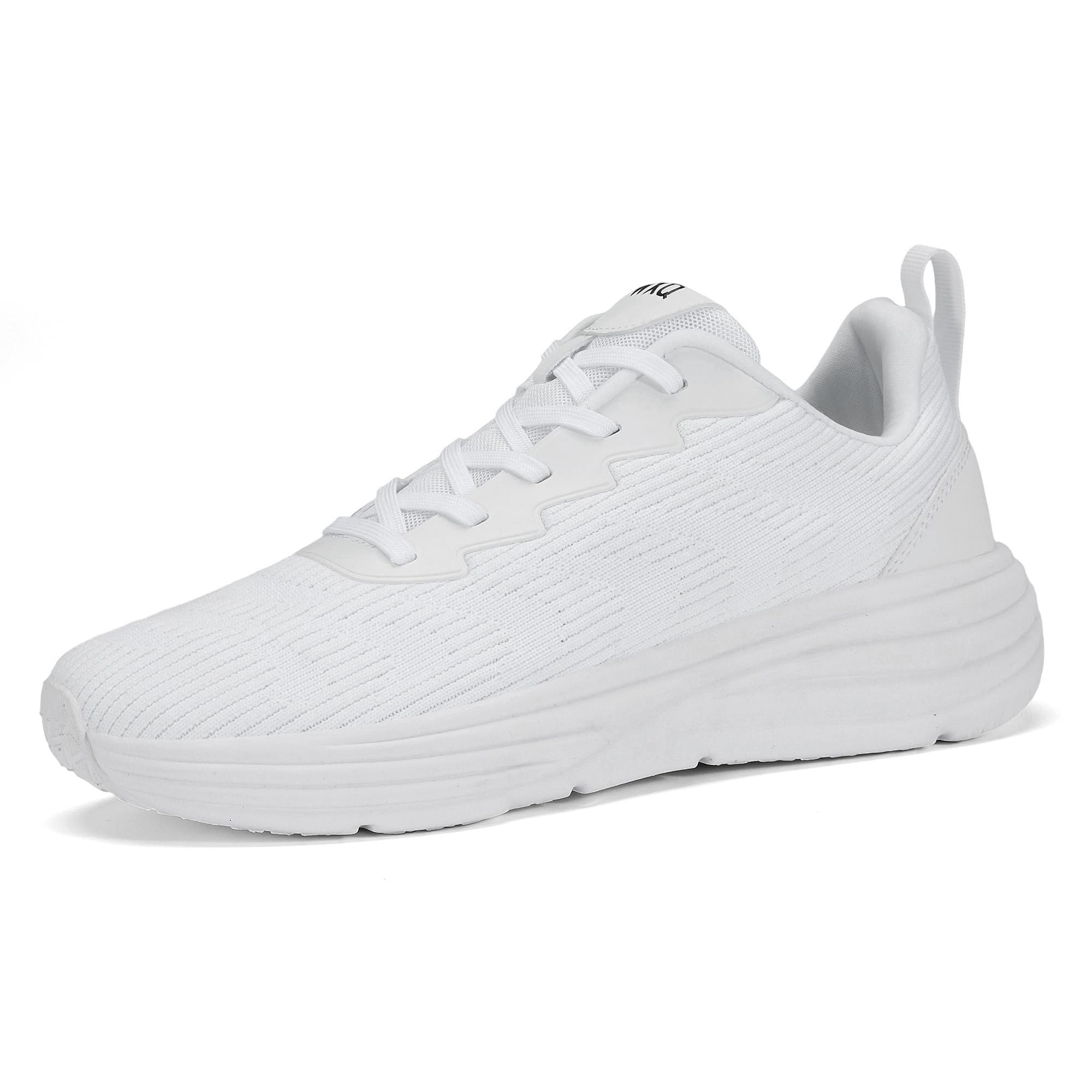 WXQ Men's Casual Walking Shoes Lightweight Breathable Comfortable Non Slip Running Shoes Tennis Workout Athletic Fashion Sneakers White Size 10