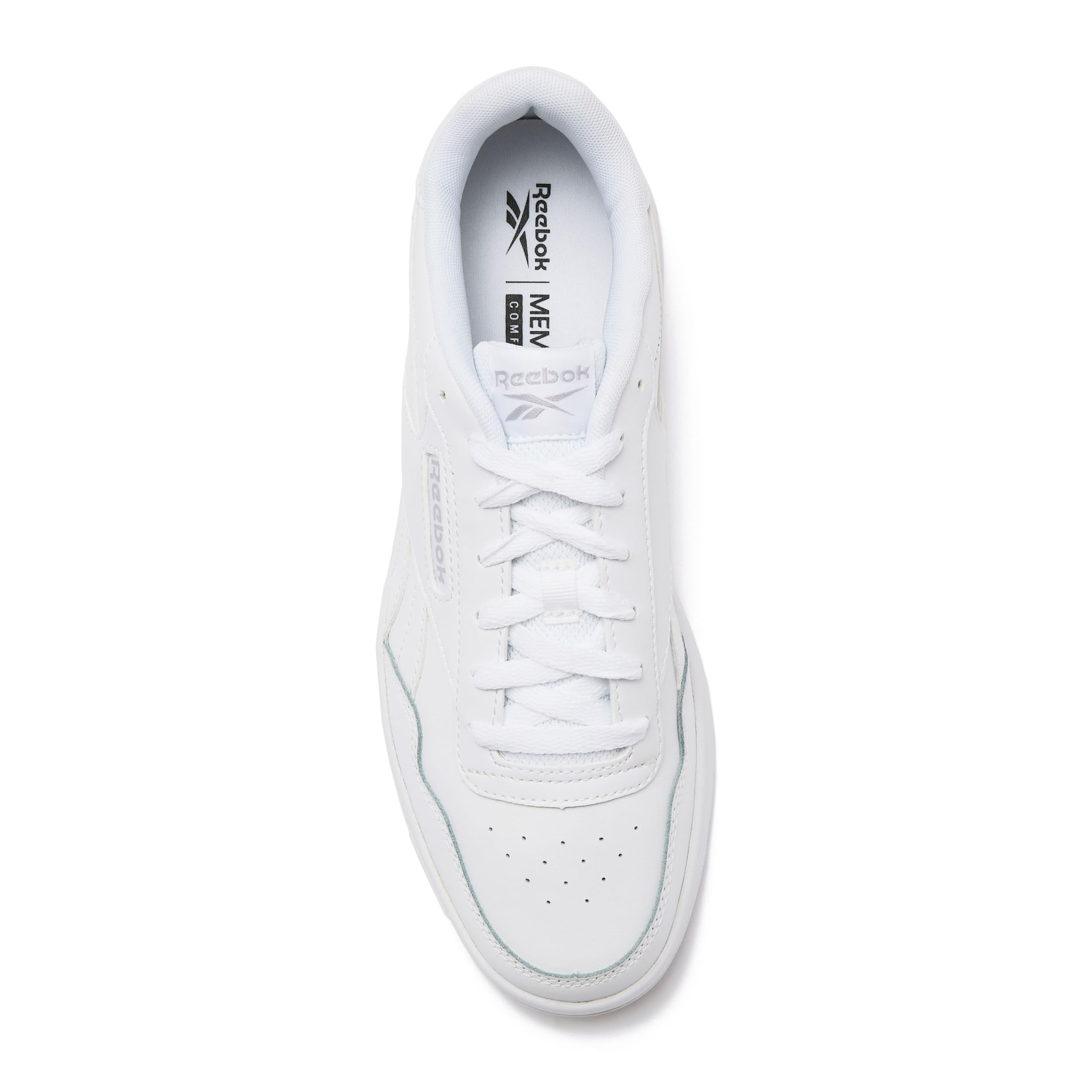 Reebok Court Advance Sneakers for Men - Casual Tennis Mens Shoes Size 6 to 15, White or Black, FFP- Footwear White/Cold Grey 2/Footwear White, 3.5