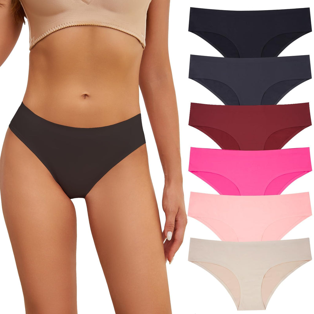 OJCNBV Seamless Underwear for Women No Show Panties underwear women 6 Pack