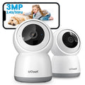 ieGeek Indoor Camera, 2K Cameras for Home Security, 5G Security Camera Indoor, 360° Pet/Dog/Baby Camera with Phone App, AI Tracking, 2-Way Audio, Night Vision, 24/7 SD Card Storage, Alexa (2 Pack)
