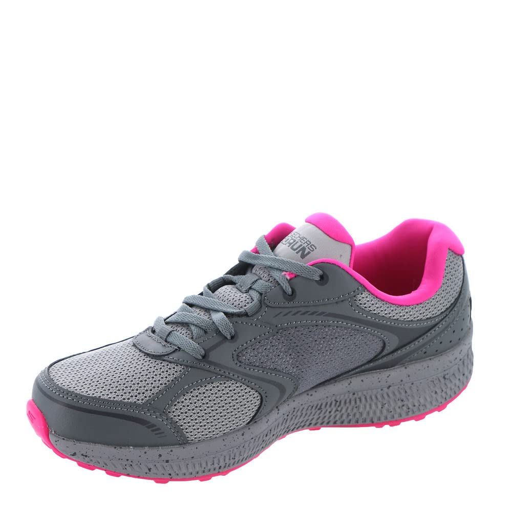 GO Run CONSISTENT - Vivid Horizon, Gray/Pink, 9.5 Wide
