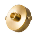Mejiao Fire Hydrant Adapter, 2-1/2" NST (NH) Female to 3/4" GHT Male Brass Adapter with Pin Lug, Fire Equipment Hydrant to Garden Hose Connector for Fire Hydrants, Hoses, Pipes