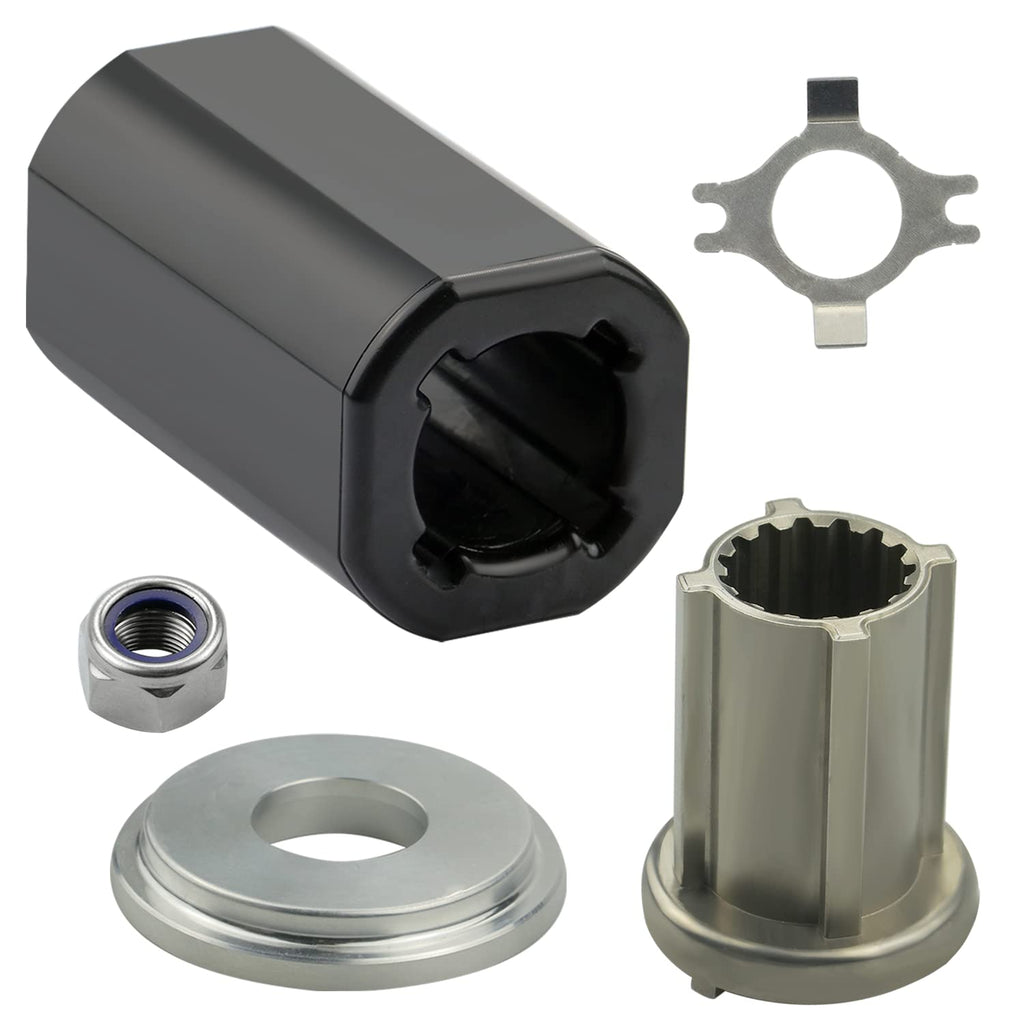 Mejiao Mercury Prop Hub kit 5-Piece Set Boat Propeller Hub Kit 835257Q1 Flo-Torq II Hub Kit Replacement for Mercruiser Alpha/Mercury 135-300 HP/Bravo One/Mariner 40-60 HP CT/Alpha One