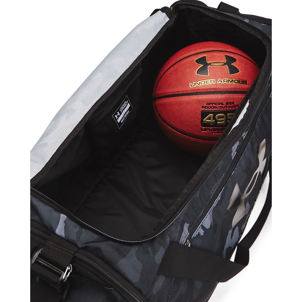 Under Armour Unisex-Adult Undeniable 5.0 Duffle, (010) Black/Black/Black, One Size Fits Most