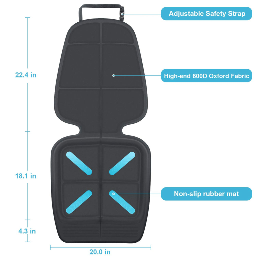 Car Seat Cover for Baby Child Car Seats, Shynerk Auto Car Seat Protector for Under Car Seats to Protect Automotive Vehicle Leather and Cloth Upholstery - Waterproof and Dirt Resistant
