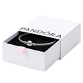 PANDORA Moments Ball Clasp Bangle Bracelet - Gold Bracelet for Women - Sterling Silver - With Gift Box - 6.7