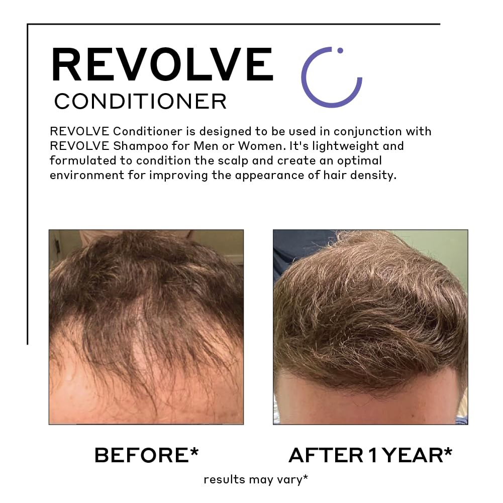 ZENAGEN Revolve Conditioner (Unisex) | Supports Scalp Health & Appearance of Fuller, Healthier Hair, Developed for Fine & Visibly Thinning Hair, Plant-Based, Color-Safe, Vegan, 200 mL / 6.75 oz
