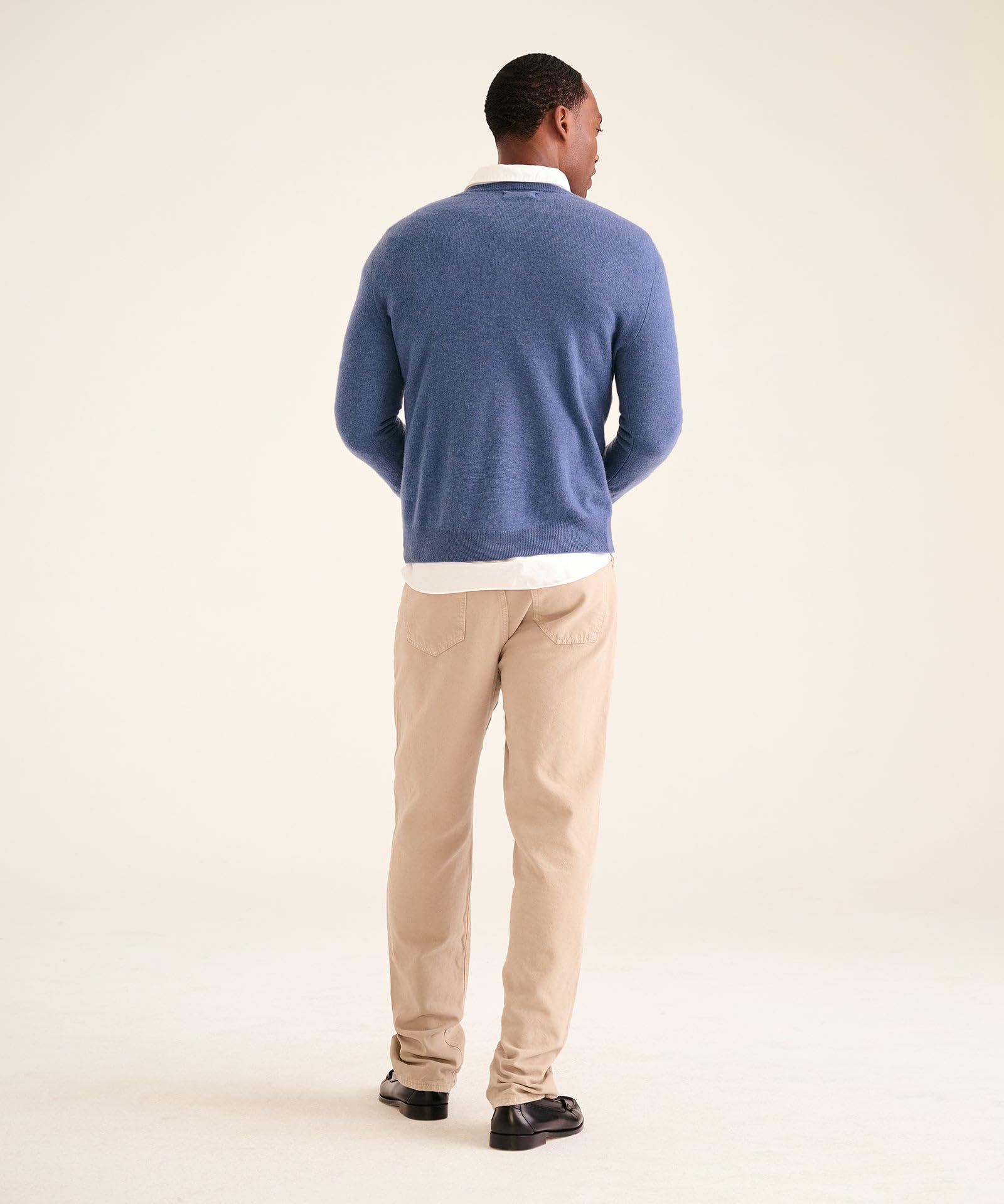 NAADAM Men's Original 100% Pure Cashmere V-Neck Pullover Sweater