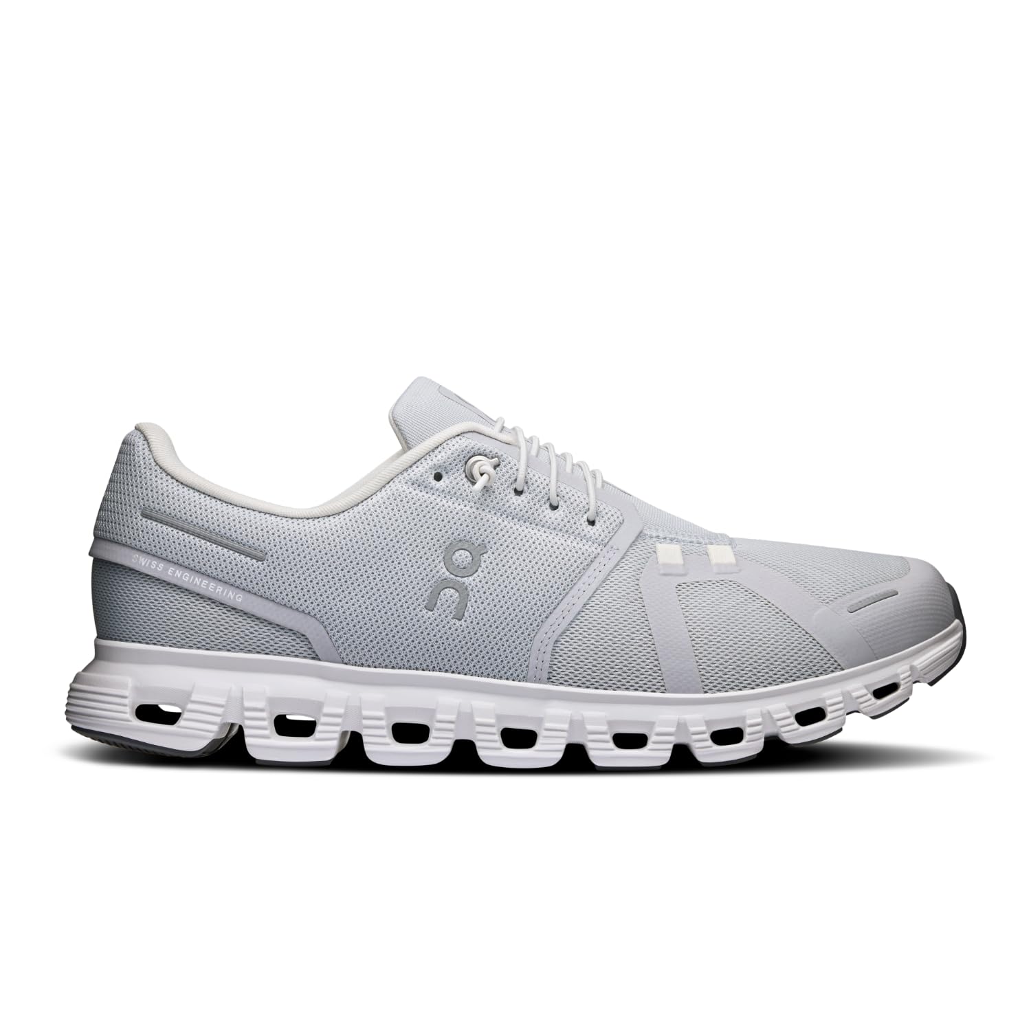 On Men's Cloud 6 Sneakers, Glacier | White, 10 Medium US