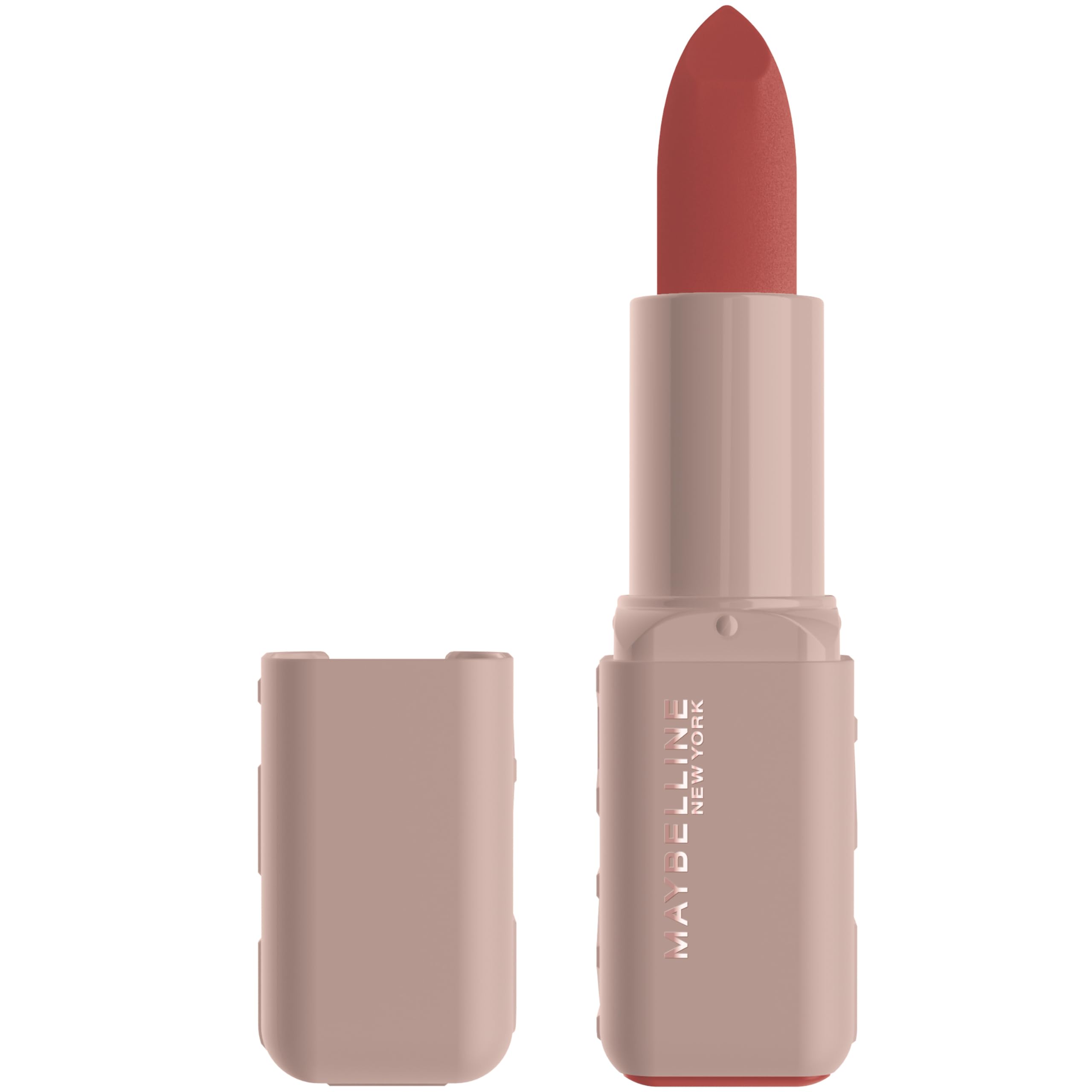 MAYBELLINE Serum Lipstick, Hydrating Lip Makeup with 8HRs of Lip Plumping Moisture with Hyaluronic Acid + Oil Blend, Hold The Door (Midtone Mauve Matte)