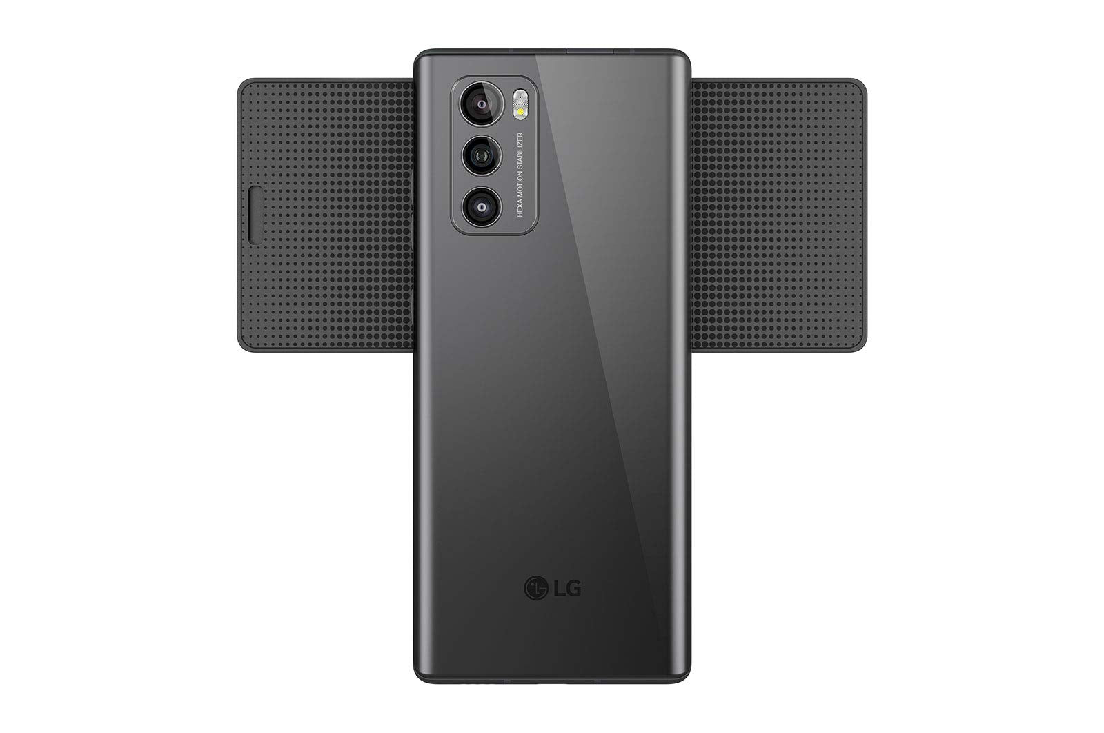 LG Wing 5G ATT Unlocked LMF100VM1A 6.8 inch 8GB+256GB - Aurora Grey (US Warranty)