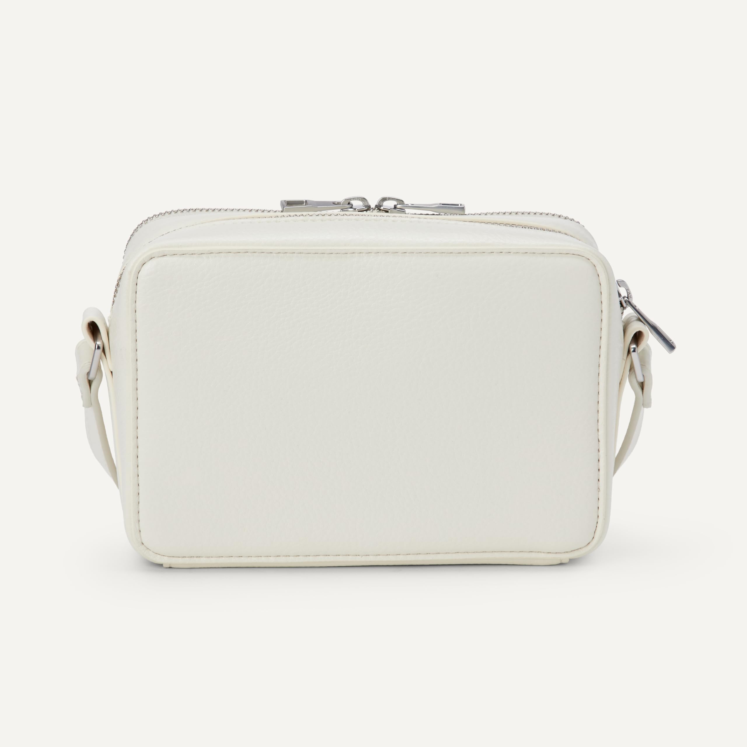 Amazon Essentials Women's Boxy Crossbody Bag, Ecru, One Size