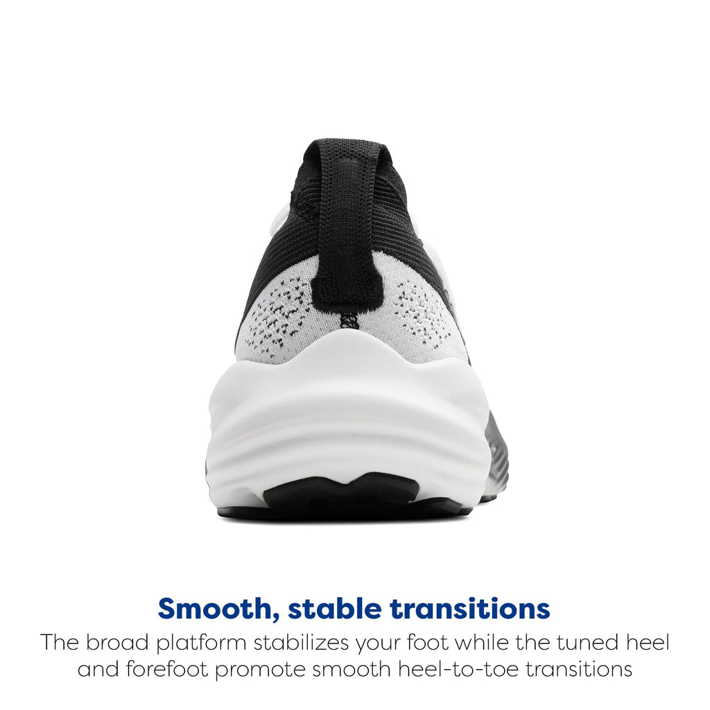 Brooks Men’s Glycerin Stealthfit 22 Neutral Running Shoe - White/Grey/Black - 11 Medium