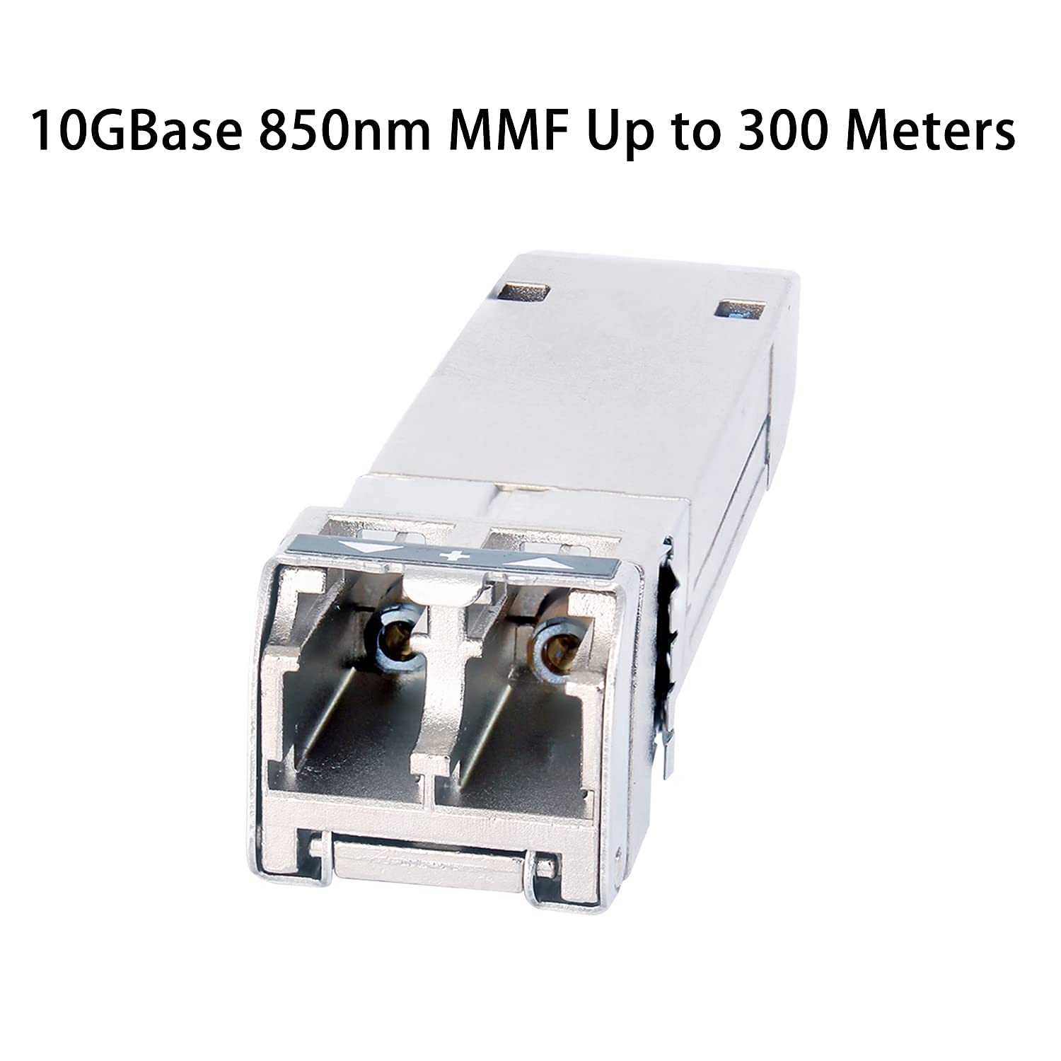 4Pack 10GBase-SR SFP+ Transceiver, SFP Multi-Mode LC Module, 10G 850nm MMF up to 300 Meters, Compatible with Cisco SFP-10G-SR,Meraki MA-SFP-10GB-SR,Ubiquiti UF-MM-10G,Mikrotik,Netgear,D-Link and More