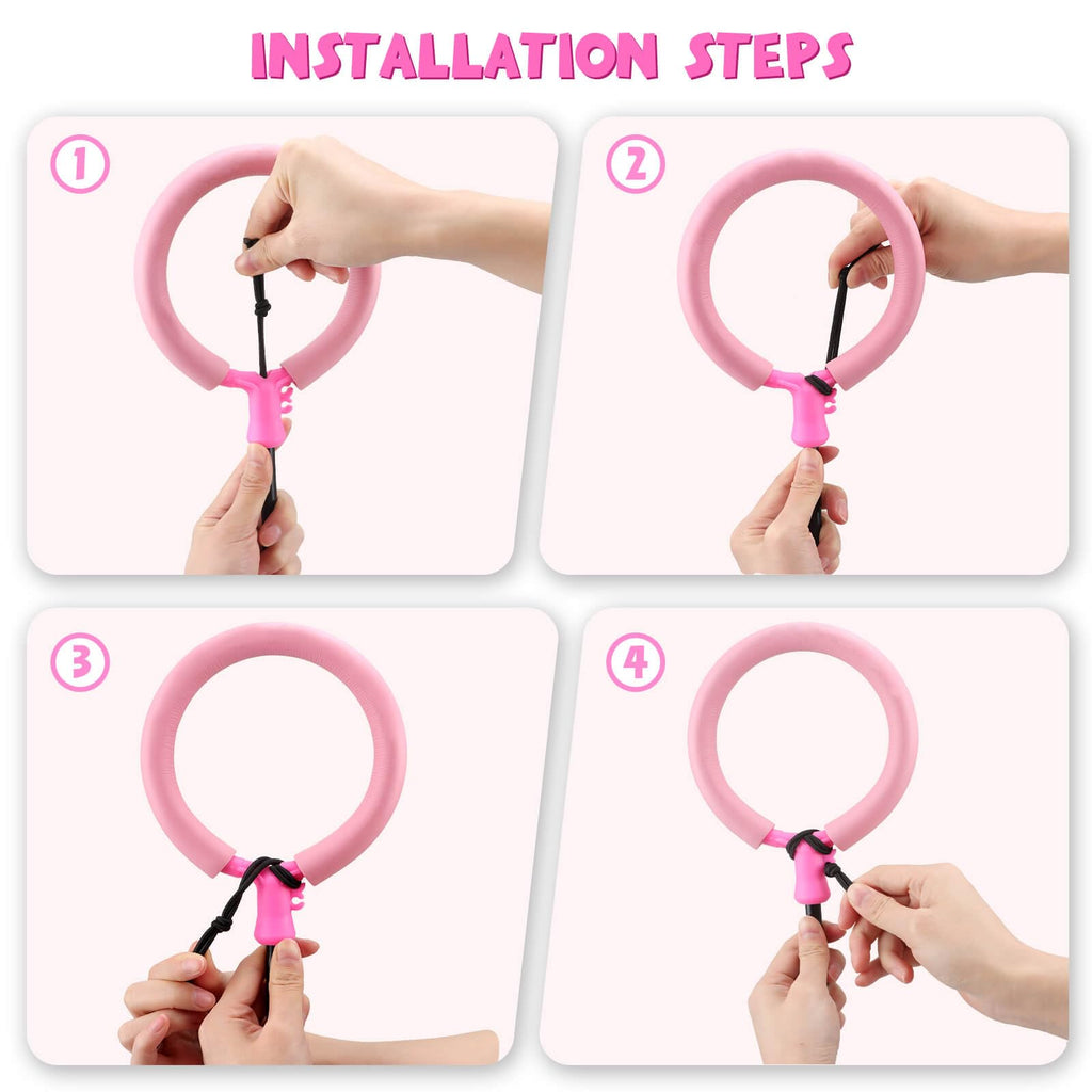 Getatoy Ankle Skip Ball for Kids: Toys for 4-8 Years Old Girls, Skip Ball Toy for Girls, Outdoor Toys Gifts for Kids Ages 8-12 6-8 Skip Toy 8 Year Old Girl Birthday Gift