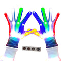 CELCOREERY LED Gloves Boys Toys Age 3-8 Year Old Cool Toys Light up Gloves Stocking Stuffer for Birthday Halloween Christmas Fun Gift for 3 4 5 6 7 8 Year Old Girls Boys
