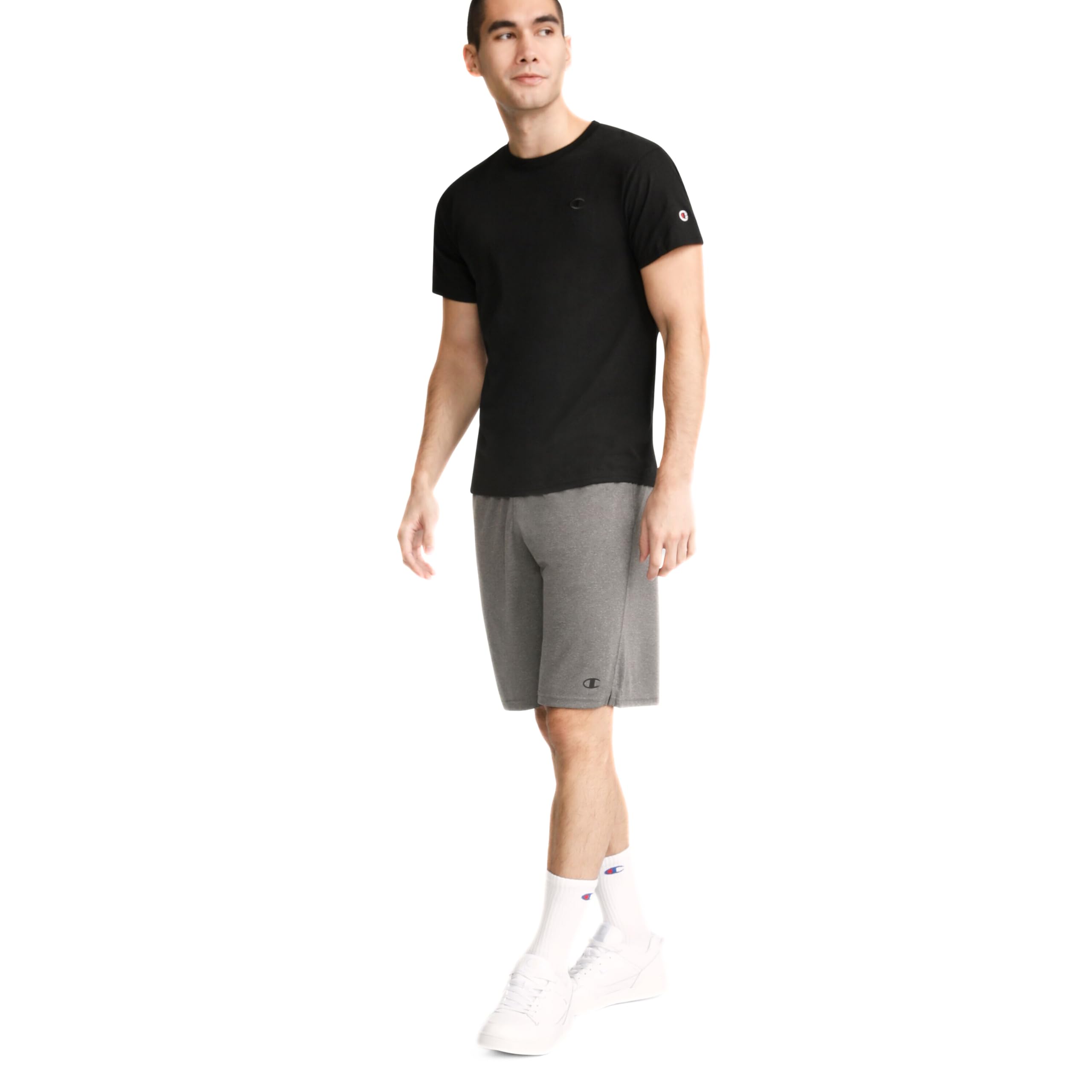 Champion Classic, Everyday Tee, Comfortable Soft Men's T-Shirt (Reg Tall), Black, 4X-Large Big
