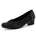 Ortho+rest Women Bunion Dress Shoes Low Heel Orthopedic Slip on Loafers Orthotic Pumps (8.5,Black)