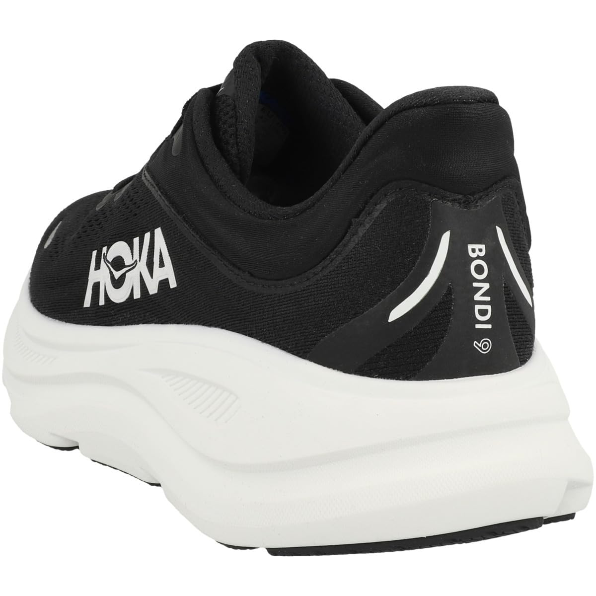 Hoka Men's Bondi 9 Black/White 9.5 Medium