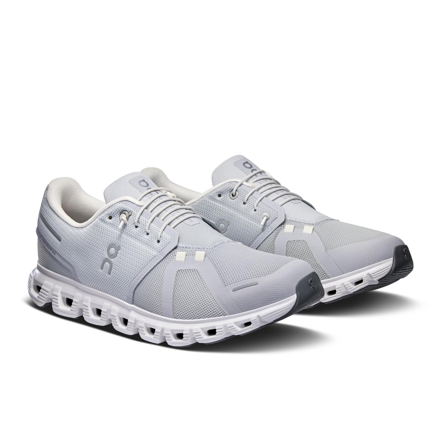 On Men's Cloud 6 Sneakers, Glacier | White, 10 Medium US