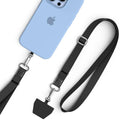 Lamicall Cell Phone Lanyard Crossbody 2 Pack - [Secure & Thicker] 20”-28” Adjustable Phone Strap with 2 Tether Patches, Soft Neck Lanyard with Large Sturdy Hook for iPhone 17 16 15 14 13 Pro Max