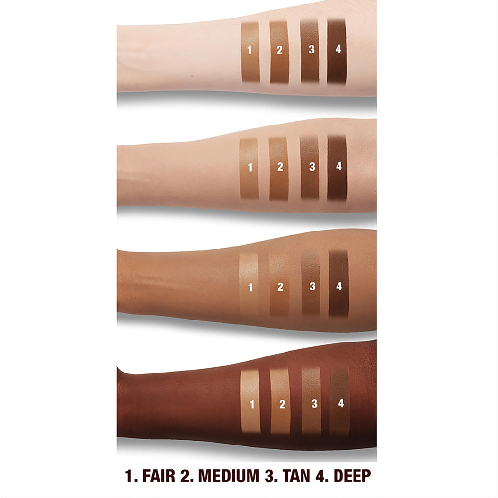 Charlotte Tilbury Beautiful Skin Face Makeup & Body Cream Bronzer - Hydrating Hyaluronic Acid & Pro Vitamin D3 to Blur for a Sun-Kissed Glow - Up to 16Hr Wear, Sweat & Humidity Proof - 1 Fair