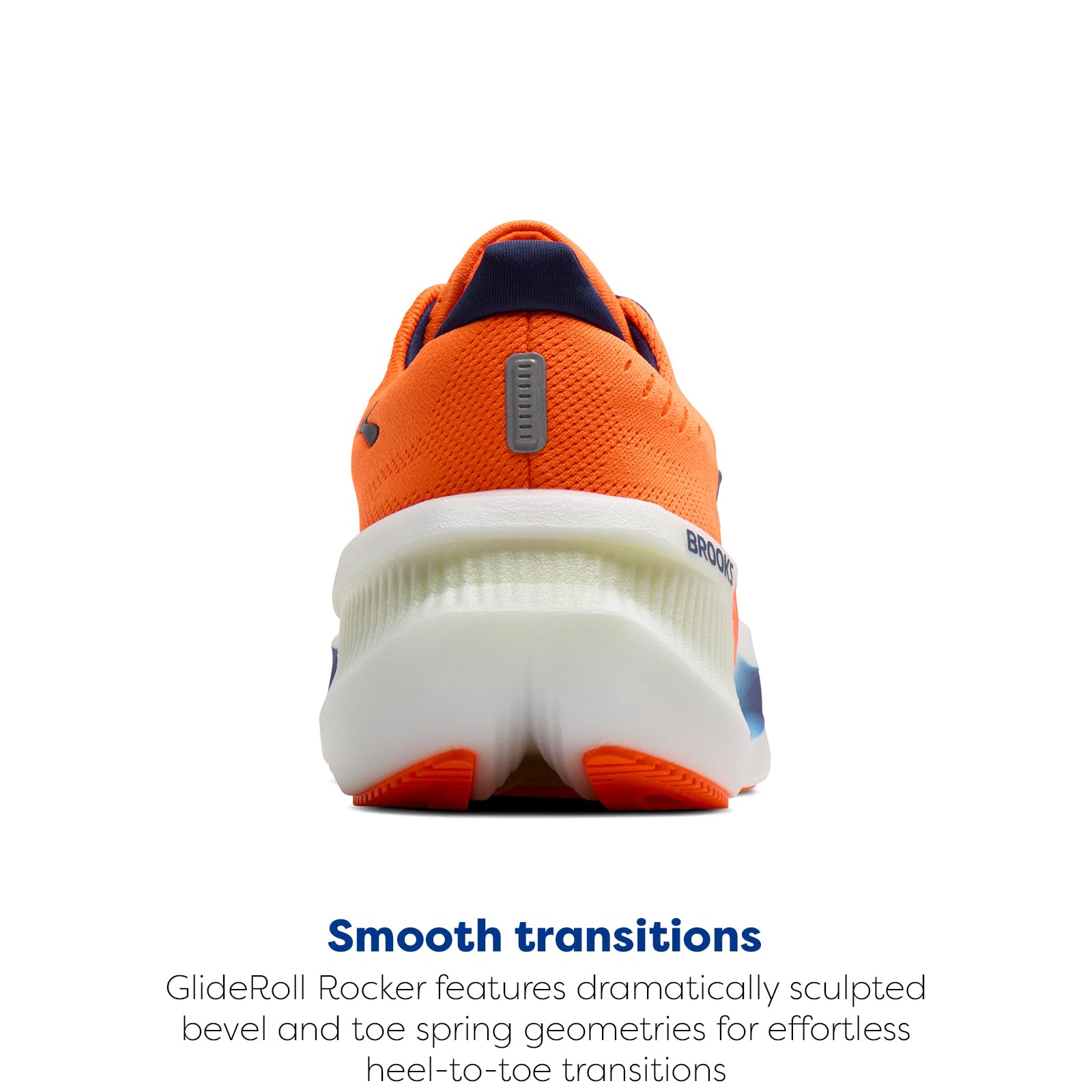 Brooks Men’s Glycerin Max 2 Neutral Running & Walking Shoe - Orange/Beacon Blue/Nightlife - 12 Medium