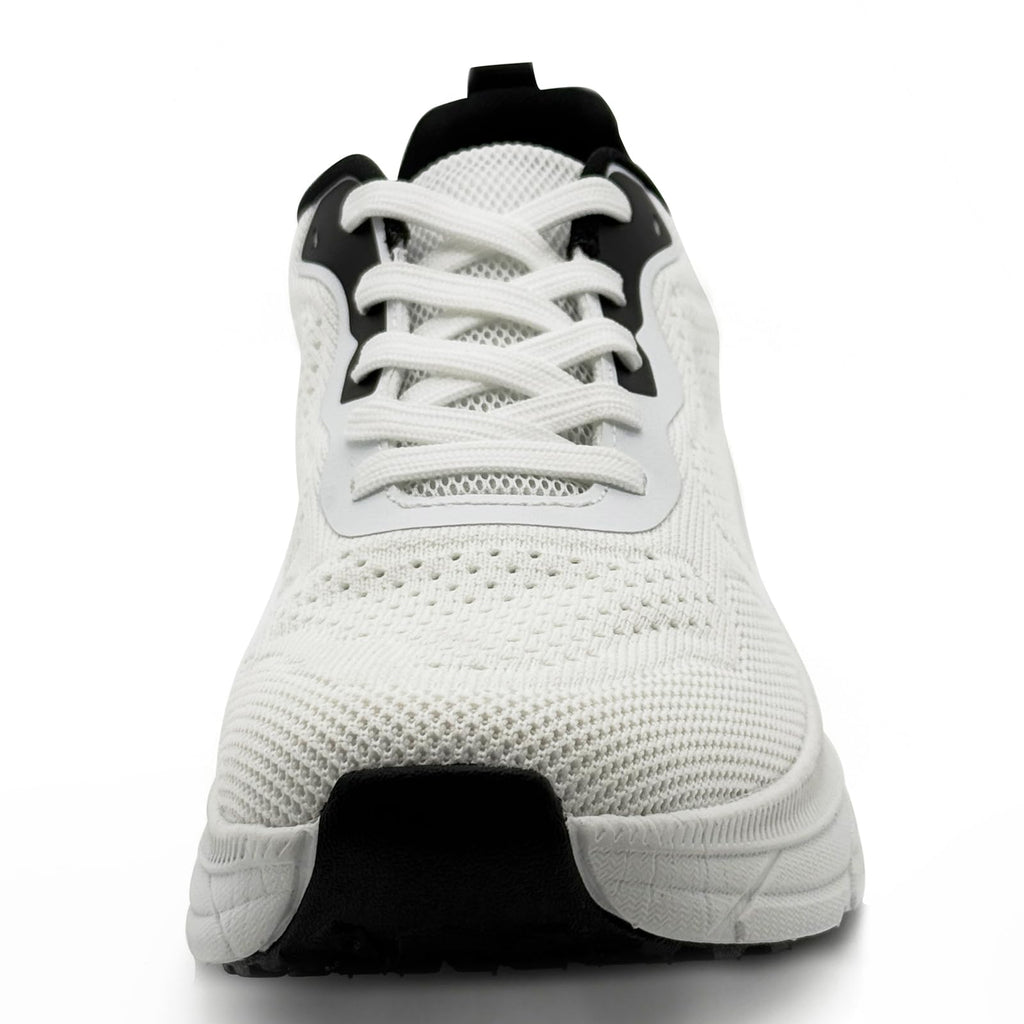 DWSTN Breathable Running Shoes for Men Non Slip Slip On Walking Shoes Lightweight Walking of Mesh Workout Fashion Comfortable White