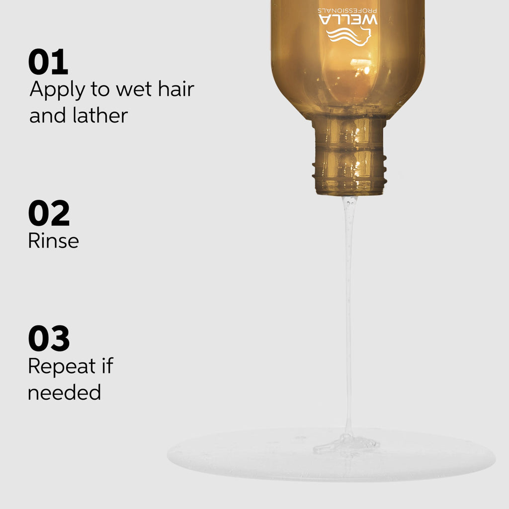 Wella Professionals ULTIMATE SMOOTH Shampoo for Dry, Dull & Frizzy Hair | With Squalane & Omega 9 | 8.4 Fl Oz