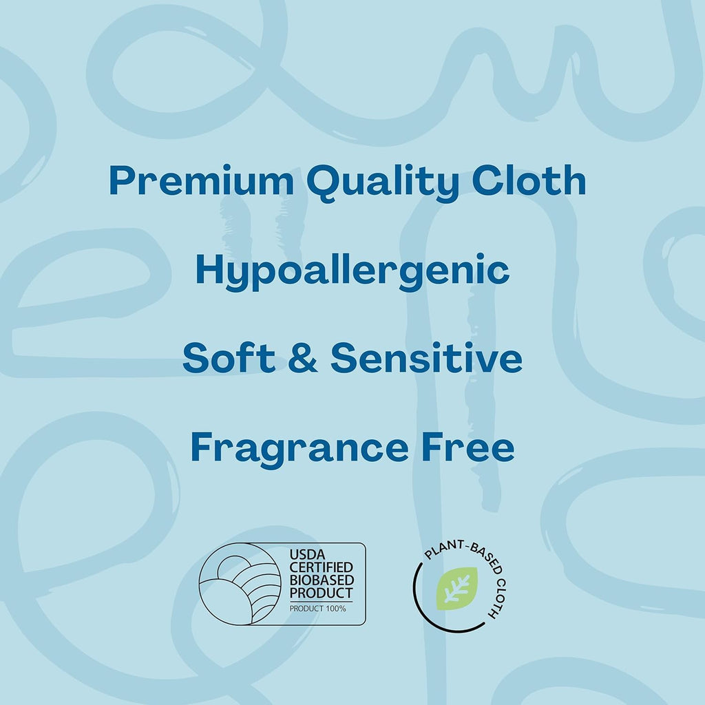 Hello Bello Extra Gentle Unscented Baby Wipes, Plant Based, Made with 99% Water and Aloe for Babies and Kids, 720 Count