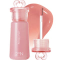 [2aN Heart Wearing Liquid Cheek (0.15oz) – Dewy Liquid Blush with Soft Glow & Clear Layering | Hydrating Essence + Glossy Oil Blend | Buildable, Finger-Blend Texture|8 Vibrant Shades] (05 Moody Glow)