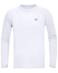 Boys UPF 50+ Swim Shirt Long Sleeve, 1 or 2 Pack UV Sun Protection Rash Guard, Youth Kids SPF Water Shirts for Beach Surf