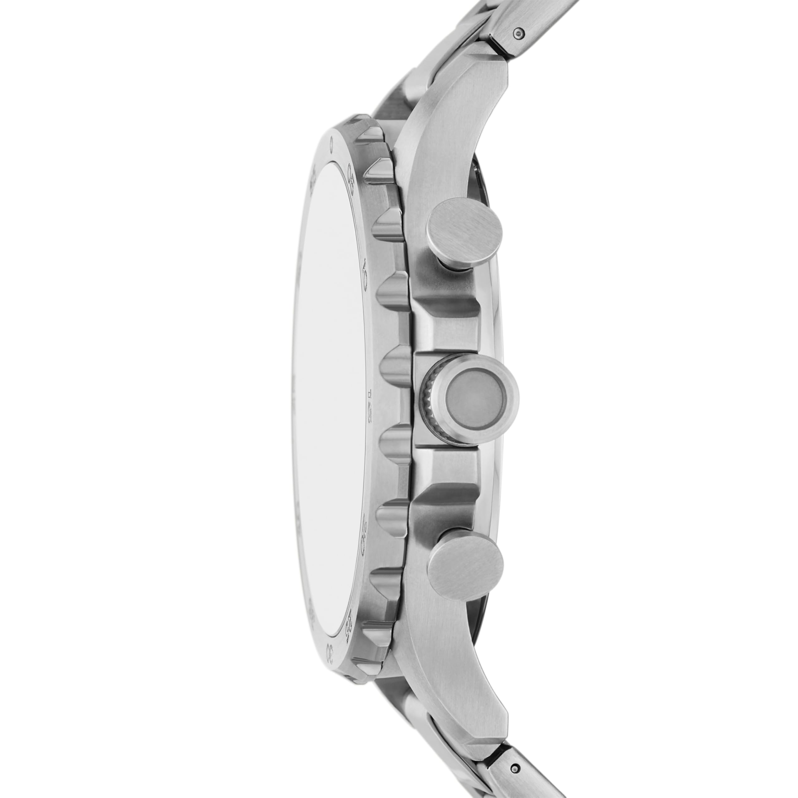 Fossil Men's Nate Quartz Watch, Stainless Steel Chronograph Watch for Men