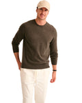 NAADAM The Original Cashmere Crewneck Sweater,Olive,XL