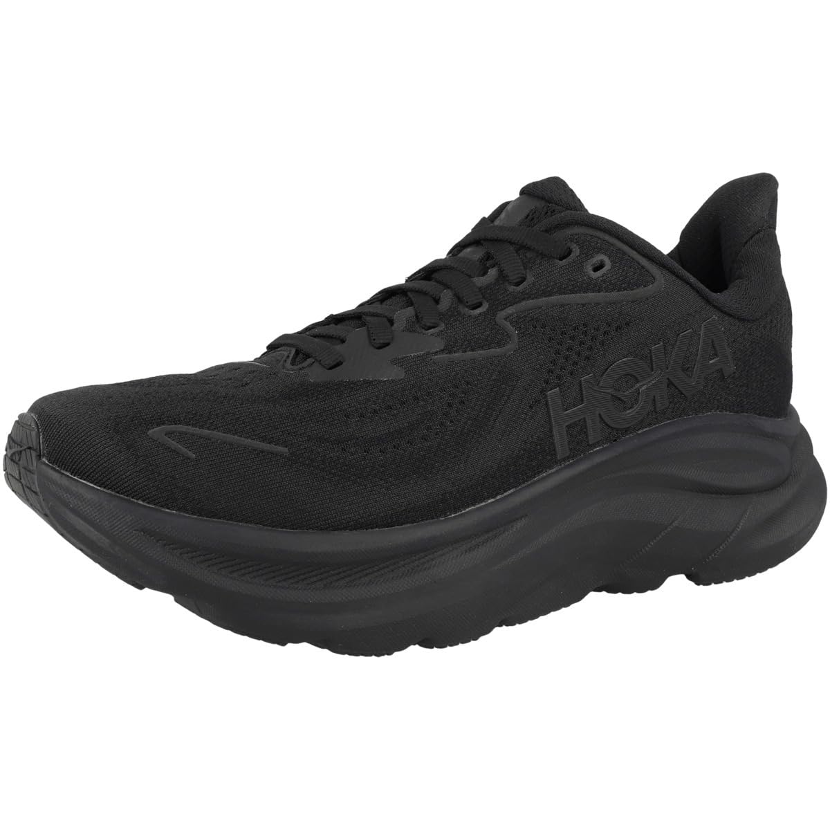 Hoka Women's Clifton 10 Black/Black 8 Medium