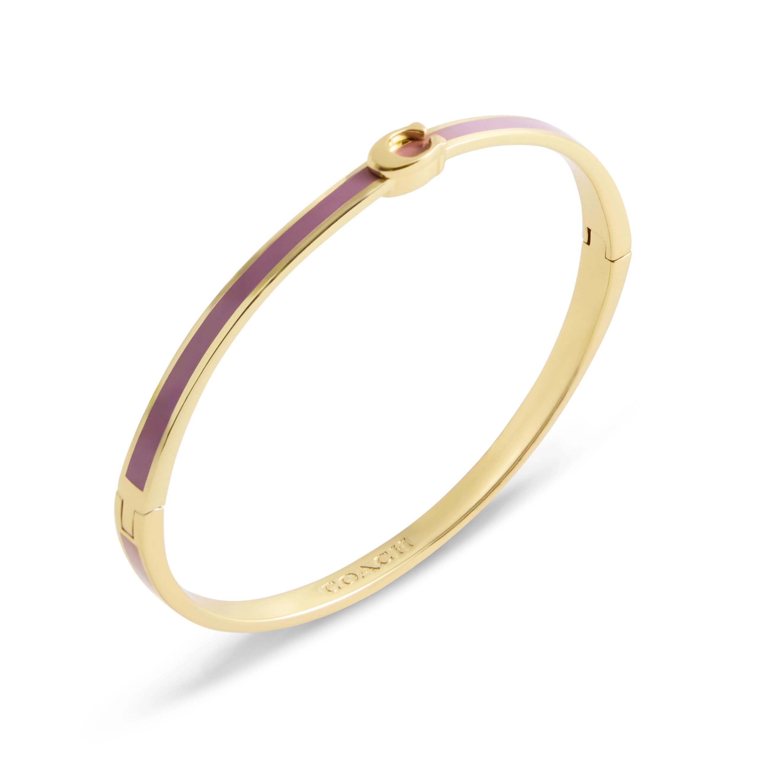 COACH Jewelry Women's Signature C Enamel Bangle Bracelet