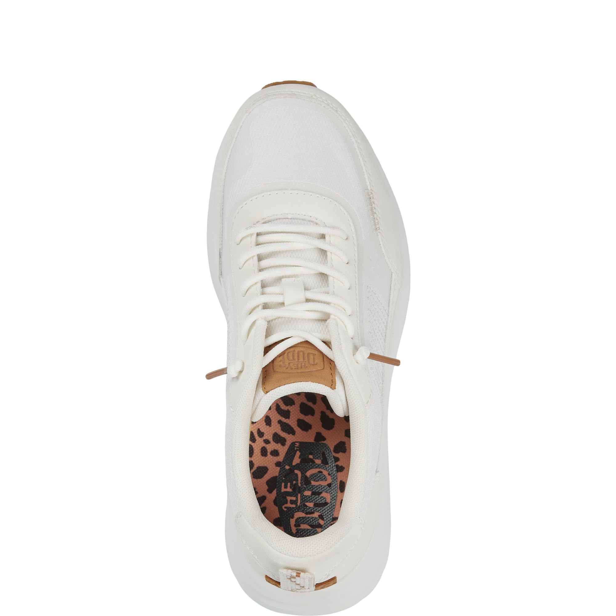 HEYDUDE Women's Sirocco Alta W Sneaker White
